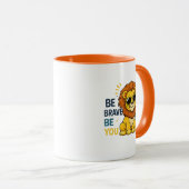 Sei Mutig Sei Du Löwentasse Tasse (VorderseiteRechts)
