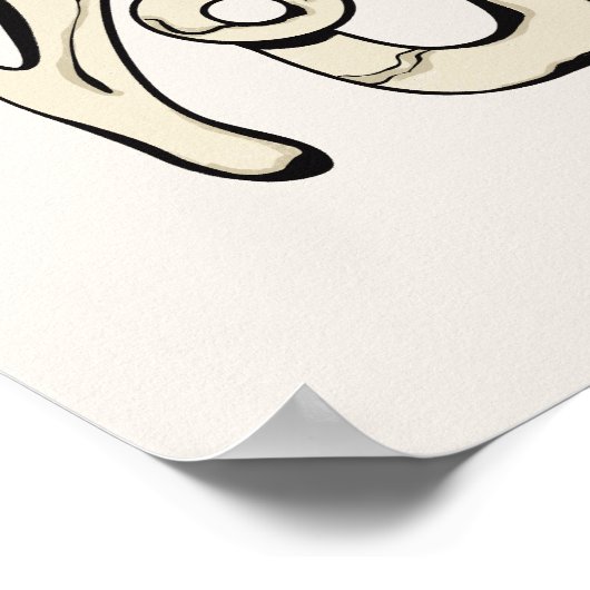 Sei mutig, sei du: Sei nur du selbst. Poster (Ecke)