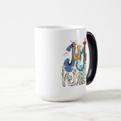 Sei mutig, sei du: Sei nur du selbst. Verwandlungstasse (VorderseiteRechts)