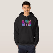 Sei Mutig Sei Stark Sei Du Positive Botschaft Best Hoodie (Vorne ganz)