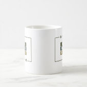 Sei mutig, sei stark, sei du selbst kaffeetasse (Mittel)