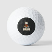Sei Mutig Tiger Golfball (Vorderseite)
