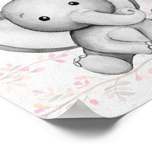 "Sei nachdenklich" Kinder Mauer Kunst Poster (Ecke)