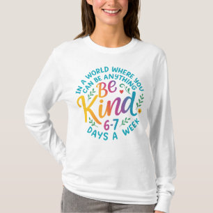 Sei nett 6-7 Tage die Woche PNG, Six Seven 67 Meme T-Shirt