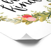 Sei nett | Art Print Fotodruck (Ecke)