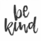 Sei nett aufkleber (Vorderseite)