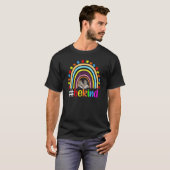 Sei nett Autismus-Bewusstsein Regenbogen-Puzzlesch T-Shirt (Vorne ganz)