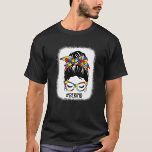 Sei nett Autismus-Bewusstseinsmonat Gebleichteter  T-Shirt