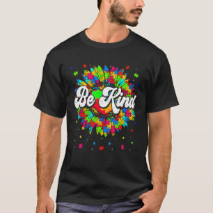 Sei nett Autismus-Bewusstseinsmonat Süße Gnome Män T-Shirt