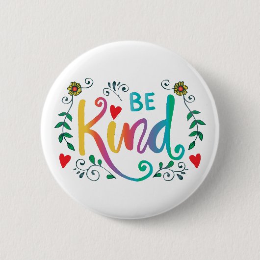 Sei nett button (Vorderseite)