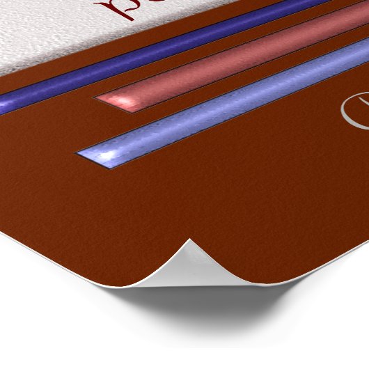 Sei nett - Dalai Lama Zitat - Kunstdruck Poster (Ecke)