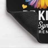 Sei nett Down-Syndrom-Bewusstsein Mousepad (Ecke)