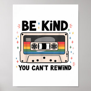 Sei nett, du kannst dich nicht Vintag zurücklehnen Poster