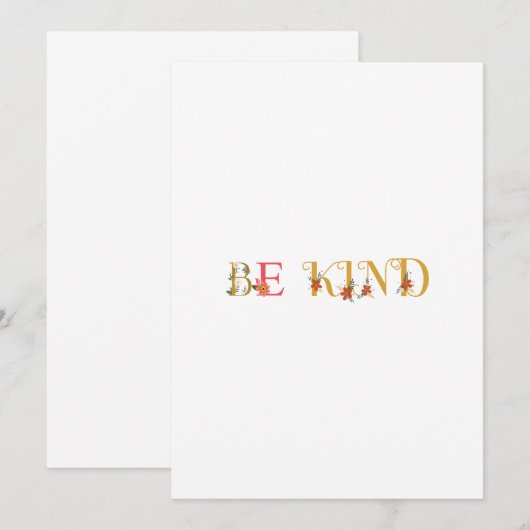 Sei nett einladung (Vorne/Hinten)