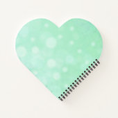 Sei nett | Grüne und rosa Minze Notizblock (Rückseite)