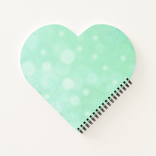 Sei nett | Grüne und rosa Minze Notizblock (Rückseite)