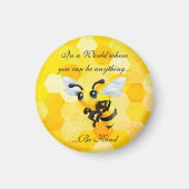 "Sei nett" Honey Bee Magnet (Vorne)