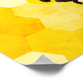 "Sei nett" Honey Bee Poster (Ecke)