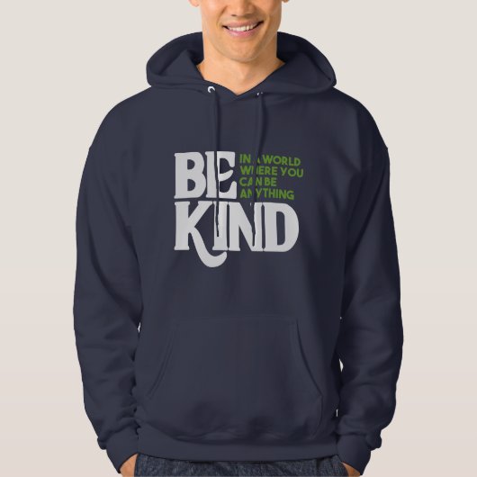 Sei nett hoodie (Vorderseite)