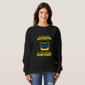 Sei nett ich bin Busfahrer Fahrschule Sweatshirt (Vorne ganz)
