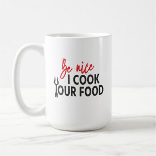Sei nett, ich koche dein Essen - Beziehungsregeln Kaffeetasse