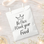 Sei nett, ich koche dein Essen Geschenktütchen (Ausgeschnitten)