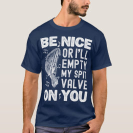 Sei nett, ich leere meine Spit Valve Barockmusette T-Shirt