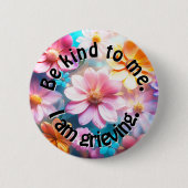 Sei nett! Ich rieche. Button (Vorderseite)