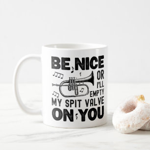 Sei nett, ich werde mein Speichelventil leeren Flü Kaffeetasse