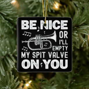 Sei nett, ich werde mein Spuckventil leeren Flugel Keramikornament