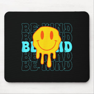 Sei nett inspirierendes blaues Band Welt unten Mousepad