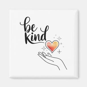 Sei nett Inspirierendes Zitat Positiv Motivierend Magnet