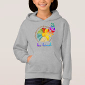 Sei nett | Kinder Pullover Hoodie (Vorderseite)
