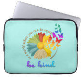 Sei nett | Laptop-Siebtasche 13" Laptopschutzhülle (Vorderseite)