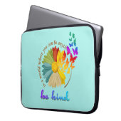 Sei nett | Laptop-Siebtasche 15" Laptopschutzhülle (Vorderseite Links)