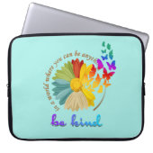 Sei nett | Laptop-Siebtasche 15" Laptopschutzhülle (Vorderseite)