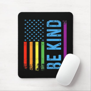 Sei nett Lgbt Lgbtq Gay Pride Regenbogen Mousepad