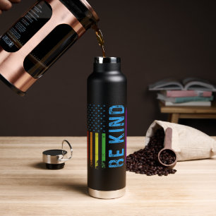Sei nett Lgbt Lgbtq Gay Pride Regenbogen Trinkflasche
