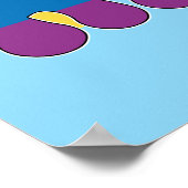 Sei nett - LGBTQIA Regenbogen Liebe Poster (Ecke)