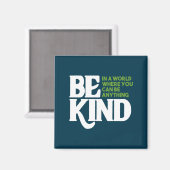 Sei nett magnet (Vorderseite/Rückseite)