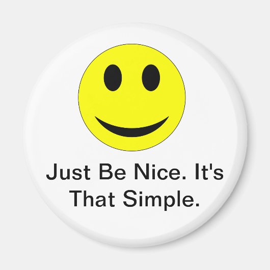 Sei nett magnet (Vorne)