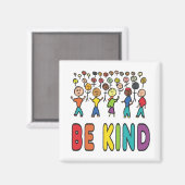 Sei nett magnet (Vorderseite/Rückseite)