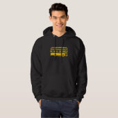 Sei nett oder laufe mit dem Schulbus Hoodie (Vorne ganz)