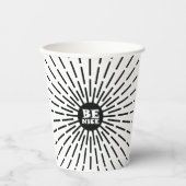 Sei nett pappbecher (Vorderseite)