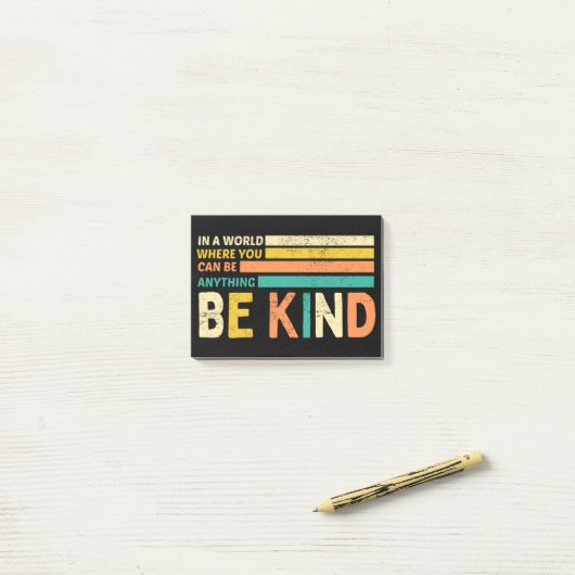 Sei nett post-it klebezettel (Auf Schreibtisch)