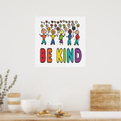 Sei nett poster (Küche)