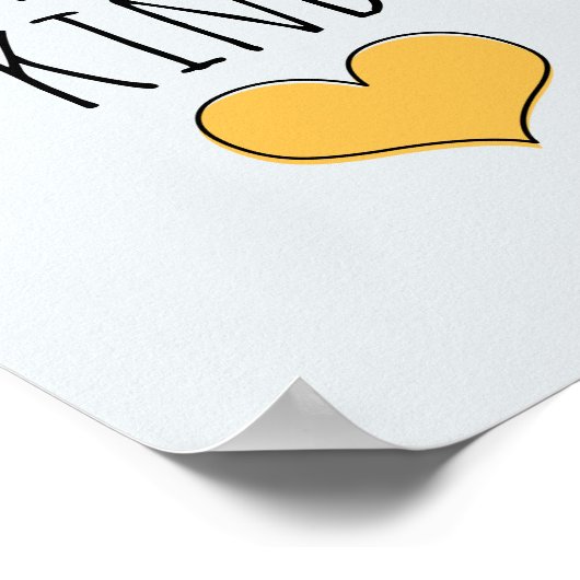 Sei nett poster (Ecke)