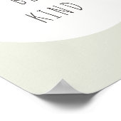 Sei nett! Poster & Prints (Ecke)