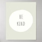 Sei nett! Poster & Prints (Vorne)