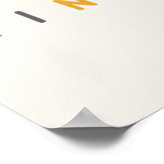 Sei nett! Poster & Prints (Ecke)